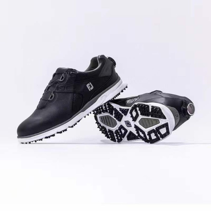 Sepatu Golf pria Pro SL Golf shoes boa black FJ
