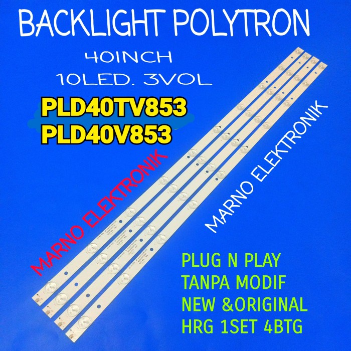 BL BACKLIGHT LED POLYTRON PLD40TV853 PLD 40TV853 PLD40V853 PLD 40V853