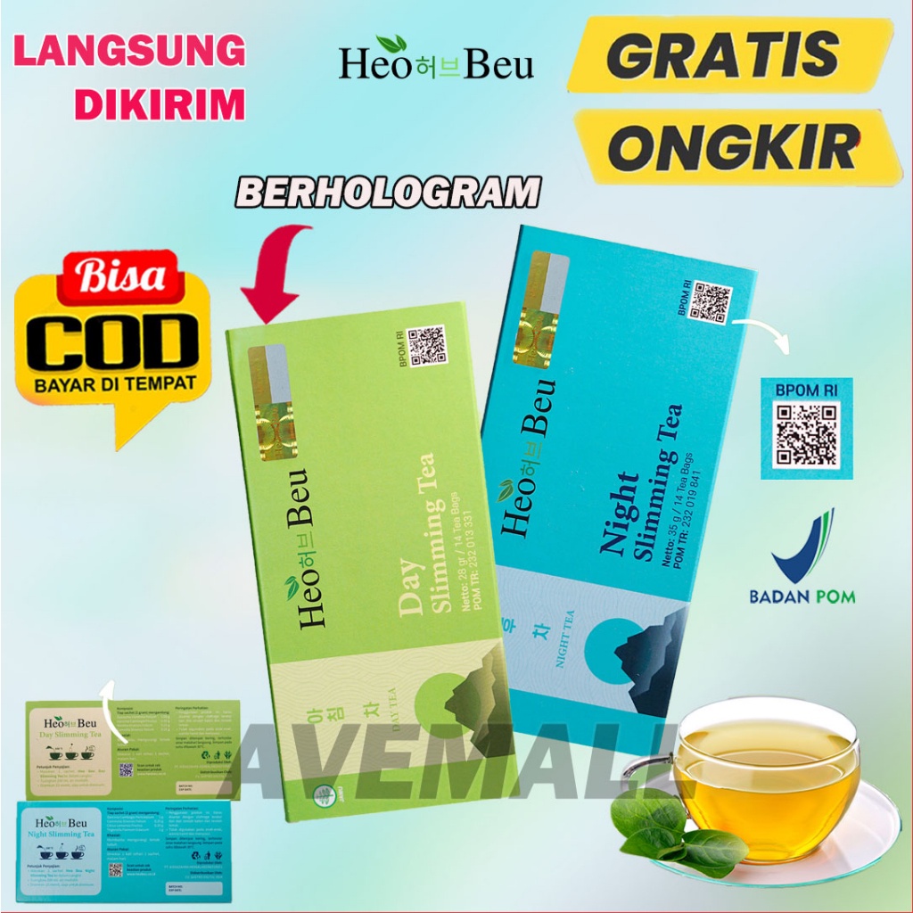 

BISA COD HEO BEU SLIMMING TEA ORIGINAL HEO BEO SLIMING TEA ORI 100% BPOM