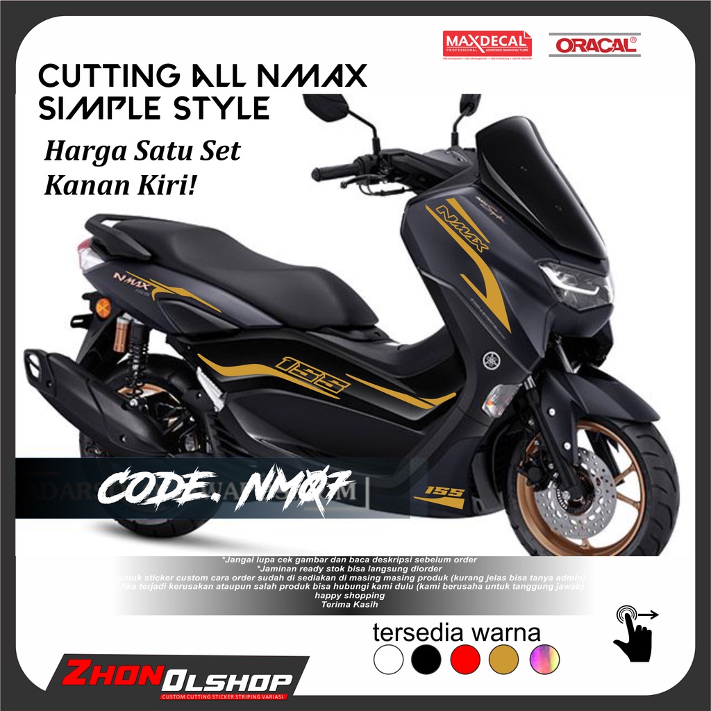 CUTTING STRIPING NMAX NEW STRIPING VARIASI NMAX NEW LIS VARIASI ALL NMAX  TERBARU STIKER NMAX NEW 20