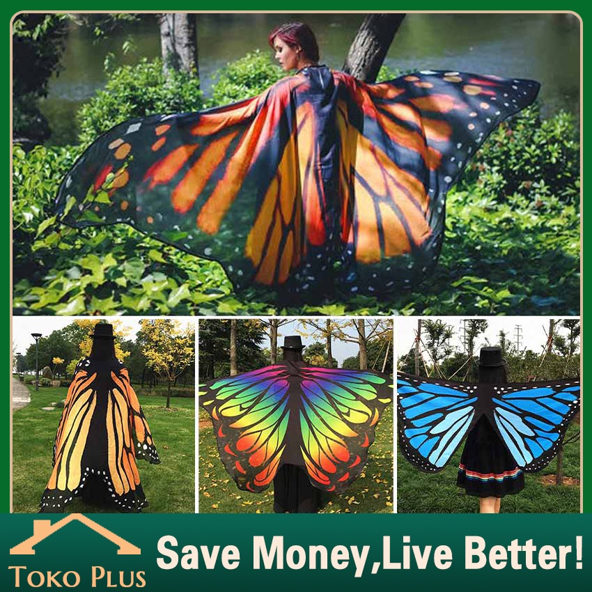 Sayap Kupu Kupu Dewasa/Anak Aesthetic Kostum Sayap Kupu Kupu Dewasa/Anak Butterfly Wings Costume