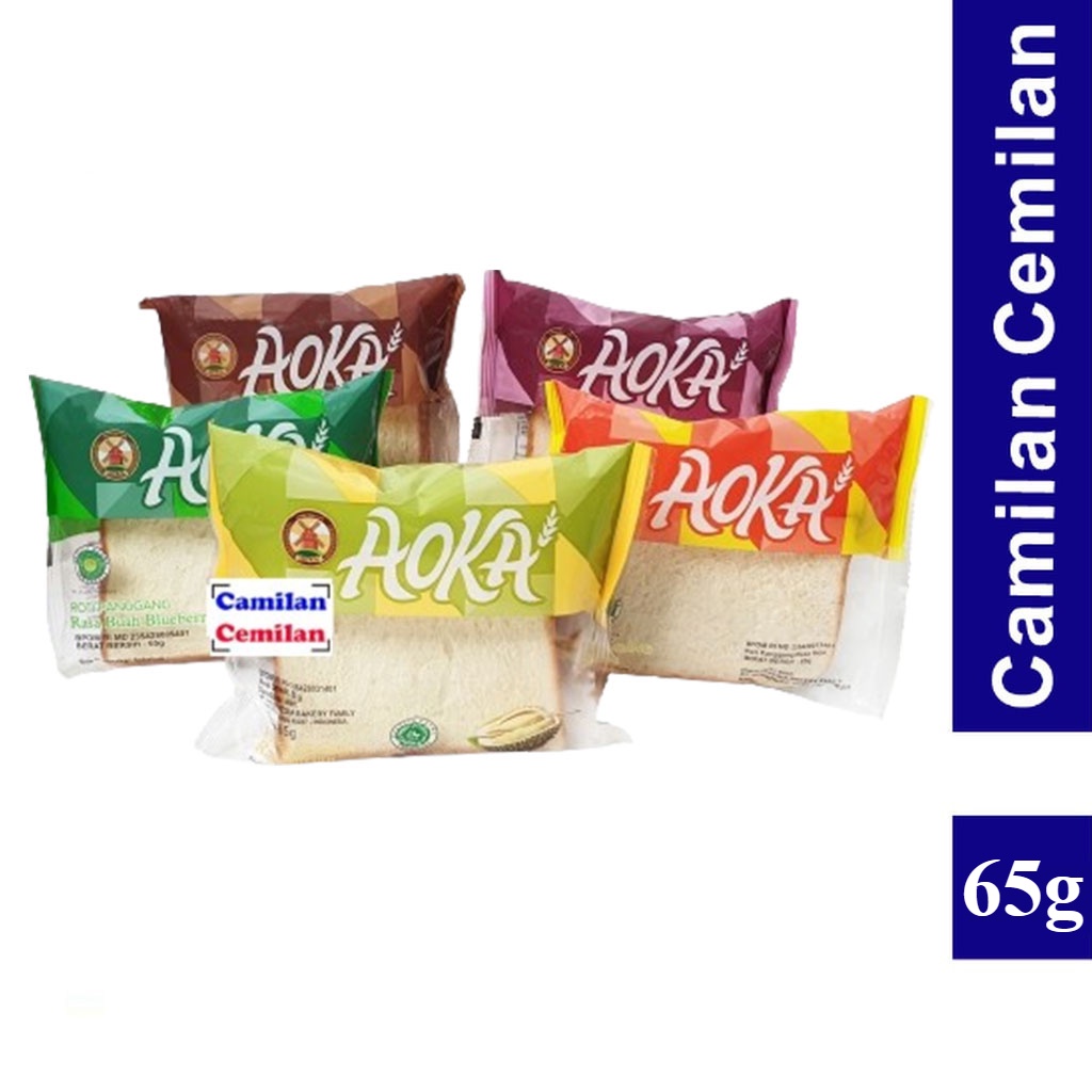 

Aoka Roti Panggang Coklat Strawberry Vanilla Durian Keju 65 gr