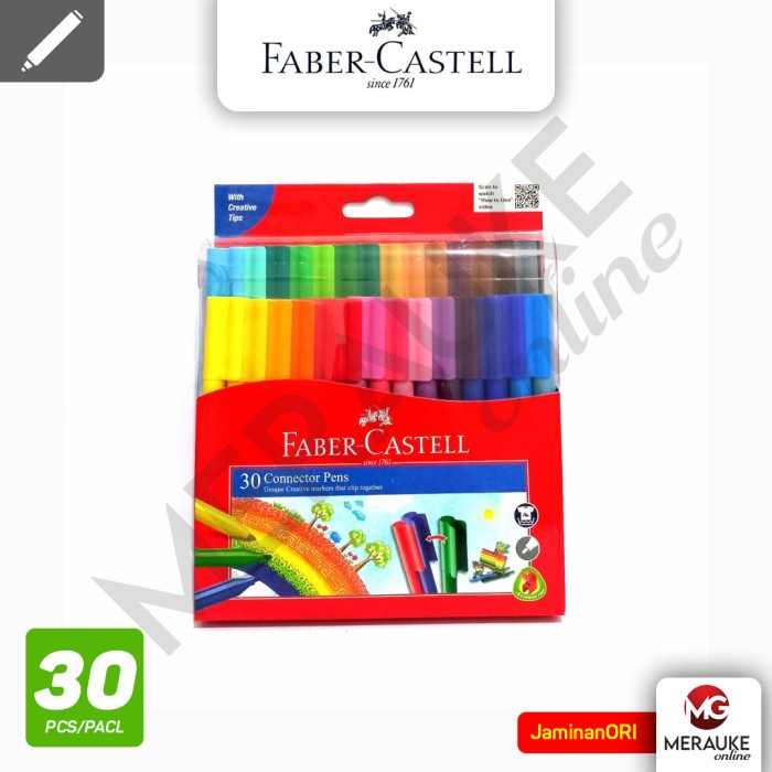 

Faber Castell Connector Pen / Spidol 30 Warna