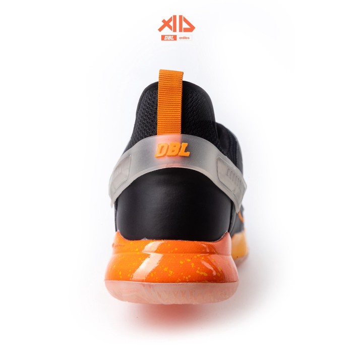 Terlaris ✨ -DBL ARDILES AD2 AD 2 SUNRISE SEPATU BASKET ORIGINAL - HITAM ORANGE, 41