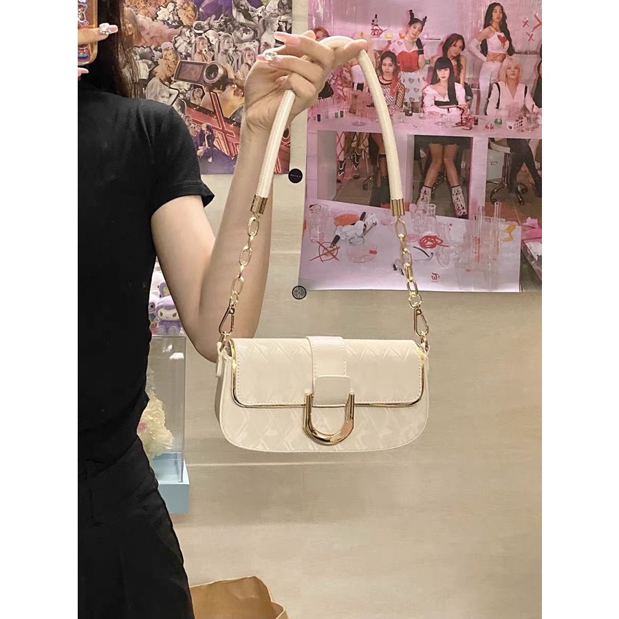 Women's bag, small square bag, versatile small bag, single shoulder crossbody bag