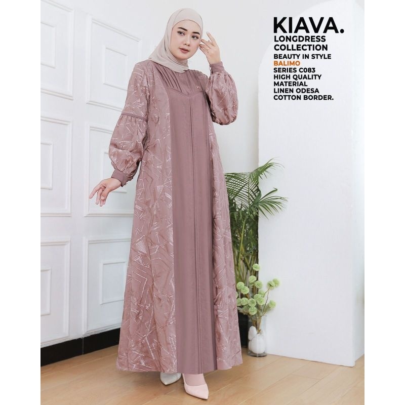 gamis balimo 2 layer salieqi  dan kiava /gamis balimo terbaru by balimo /dress balimo terbaru