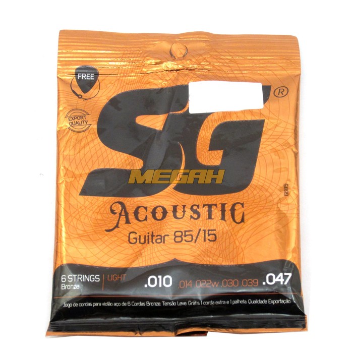 Senar Gitar Akustik Merk SG / SENAR GITAR AKUSTIK SG ORIGINAL SG160