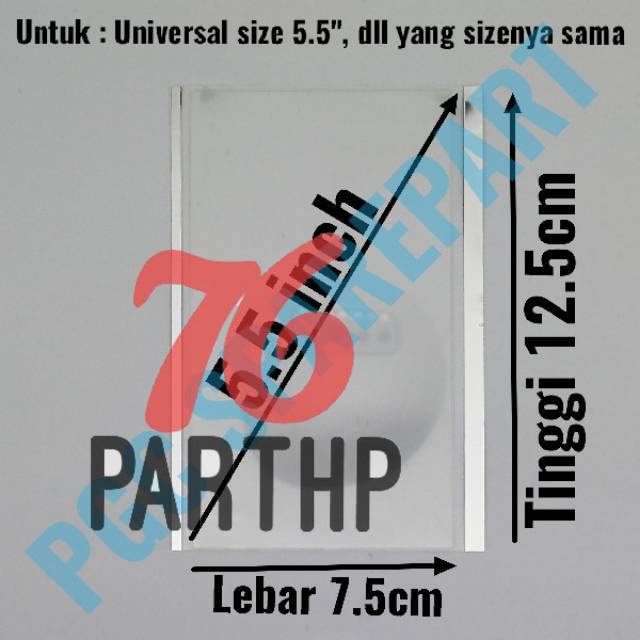

NEW Universal Lem OCA 5.5 inch - Adhesive Perekat Occa Kering Dry Glue 5.5" 5.5inch