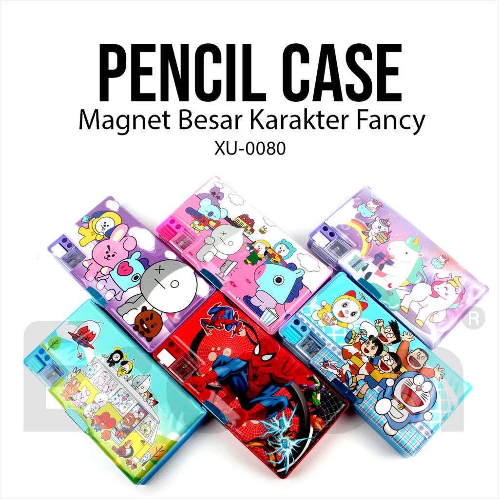 

[MaxMart] Tempat Pensil Magnet size Besar Fancy Karakter 0080 / Tempat Pensil