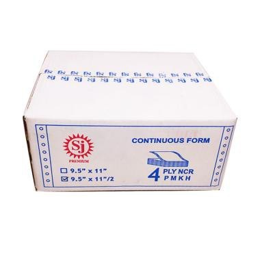 

(DUS) Kertas Komputer Continuous Form 4 Ply 9,5 x 11 Full / Bagi 2 - Sinar Jaya SJ Premium