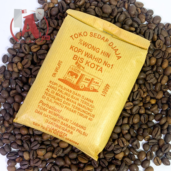 

READY STOCK!!! Kopi Bis Kota 250gr ( ROBUSTA ) / Kopi Wong Hin ASLI Jatinegara - Robusta Kasar