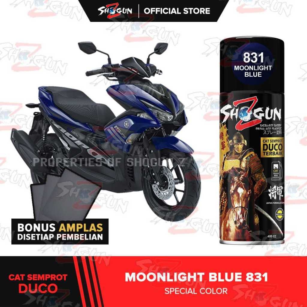 Ready Cod Cat Semprot Motor Shogun Z Paint Xiralic Moonlight Blue 831 - Dark Series Biru Xiralic Cat