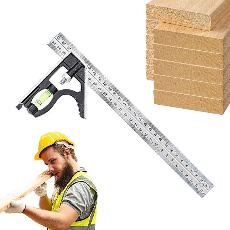 

Framing Square Ruler Stainless Steel Marking Ruler Multifunctional Ruler For Woodworking Marking DIY Handicrafts For Carpenter