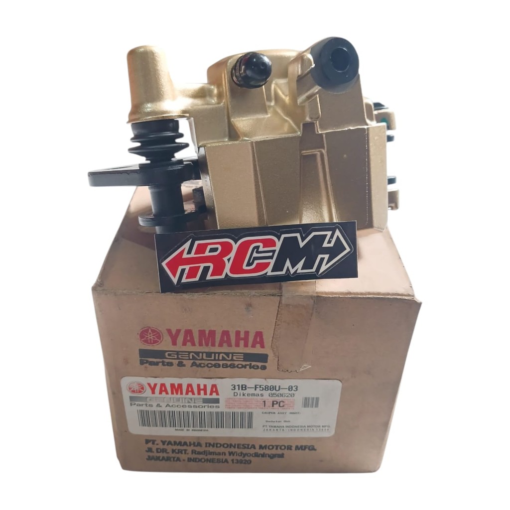 31B-F580U-03 KALIPER CALIPER KEPALA BABI BAWAH DEPAN CAKRAM JUPITER Z NEW JUP Z NEW ORIGINAL YAMAHA 
