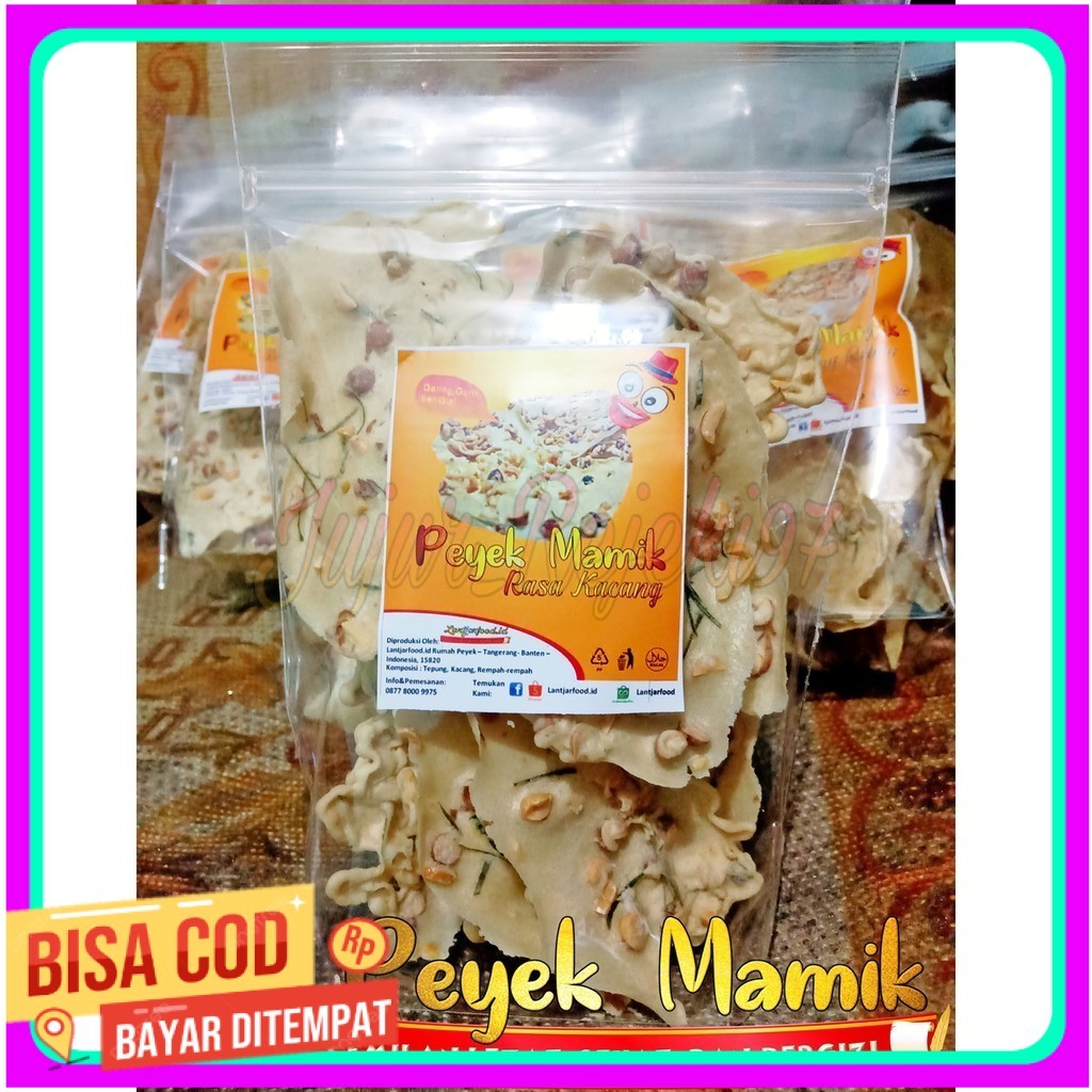 

Peyek Aneka Rasa - Peyek Kacang , Teri Nasi , Udang Rebon - Kemasan mulai 100gram