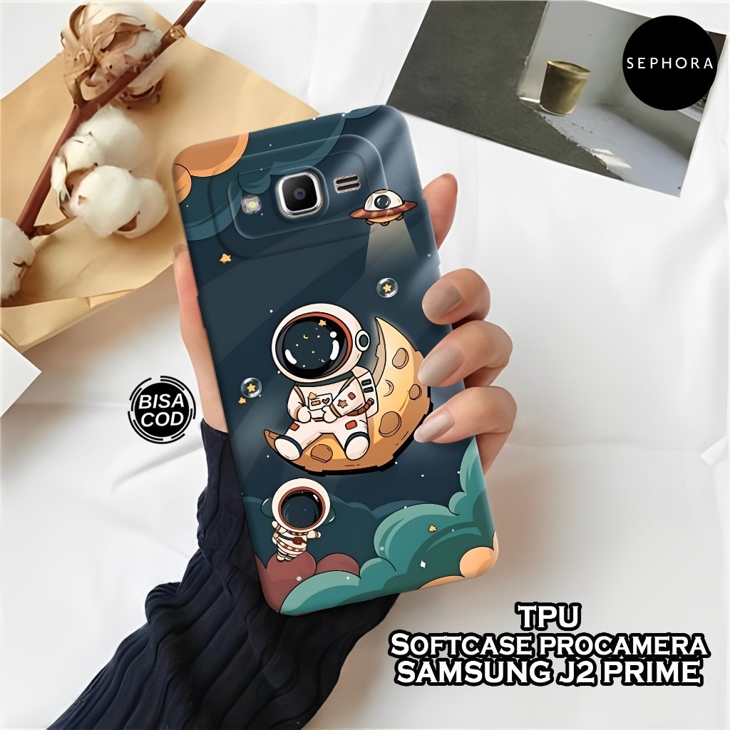 Case Samsung Galaxy J2 Prime 2016 - Fashion Case Astronot - Softcase Samsung Galaxy J2 Prime - Case 