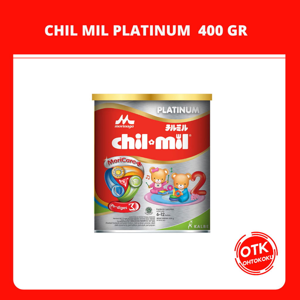 

Morinaga Chil Mil Platinum Moricare 400 Gr Susu Formula Bayi 6-12 Bulan