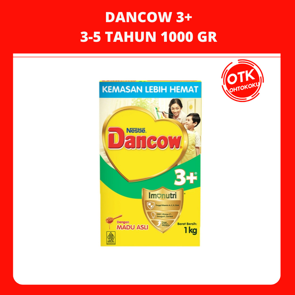 

Nestle Dancow 3+ Susu Pertumbuhan Anak 3-5 Tahun 1000 gr