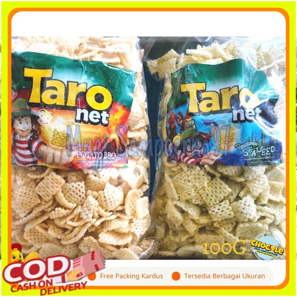 

PROMO 11.11 TARO NET 1 KG || PUSAT GROSIR SNACK DAN COKLAT KILOAN ORIGINAL || CEMILAN INDOFOOD II LEBARAN 2024