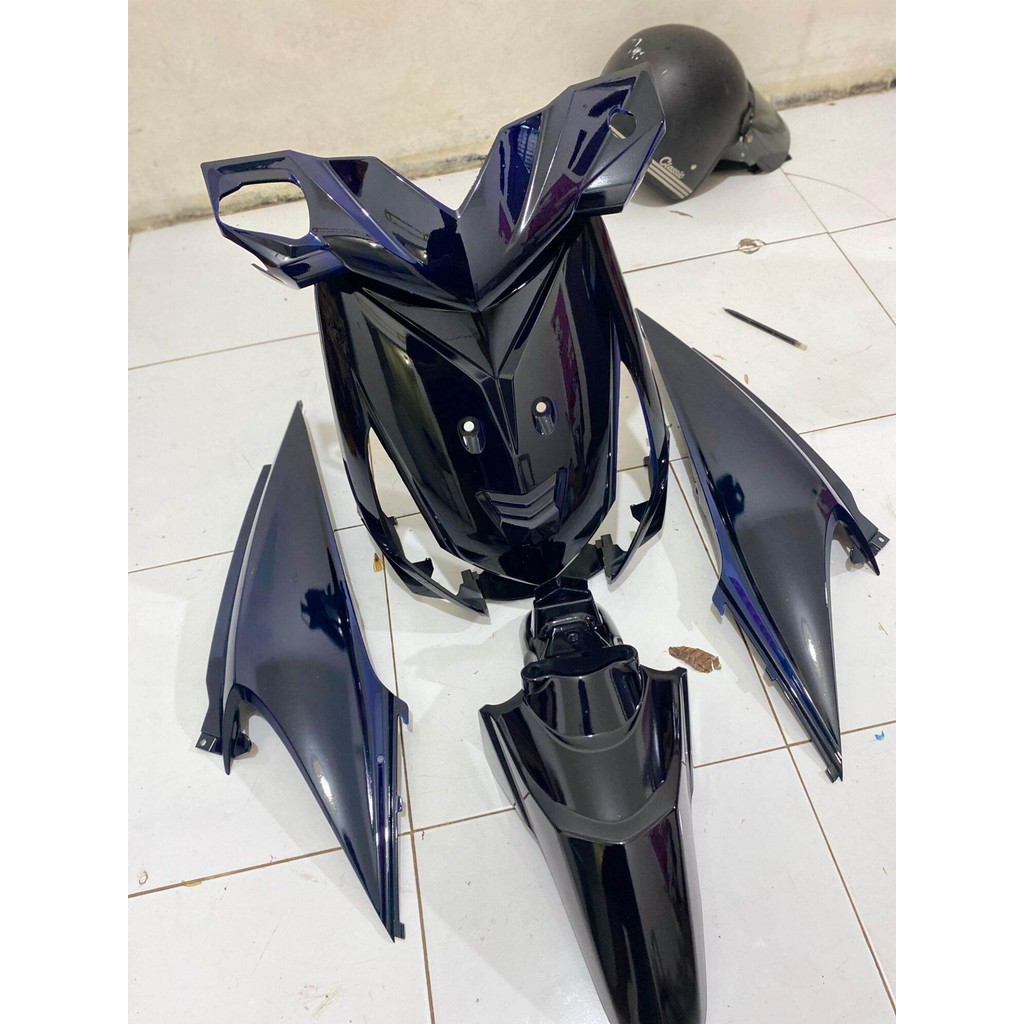 full halus beat karbu warna hitam lembayung ungu