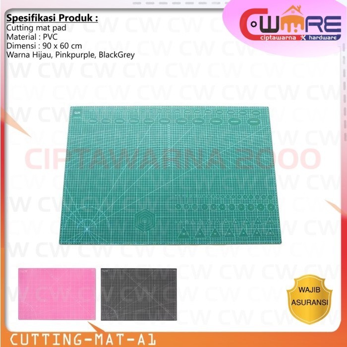 

Cutting Mat / Alas Potong Kertas Plastik Karton Prakarya A1 - BDB CwH2