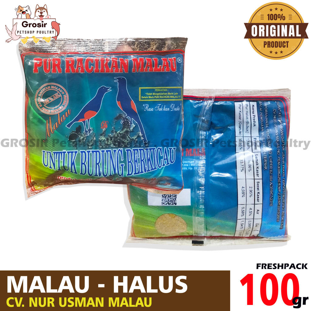 PUR RACIKAN MALAU VOER MALAU HALUS DAN MALAU KASAR PAKAN MAKANAN BURUNG PLECI CIBLEK CIPO PRENJAK
