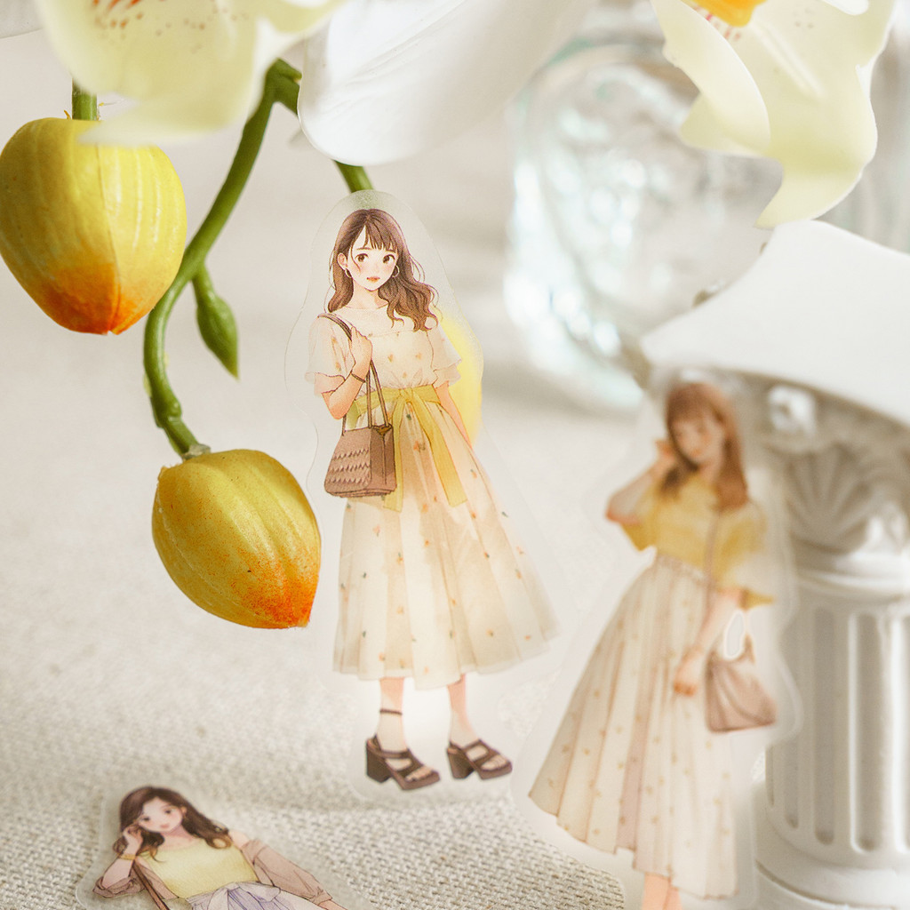 

Mr. Paper 2Style 30Pcs/bag Long Holiday Collection Matte PETDIY Handbook Creative Material Decorative Greeting Card Postcard