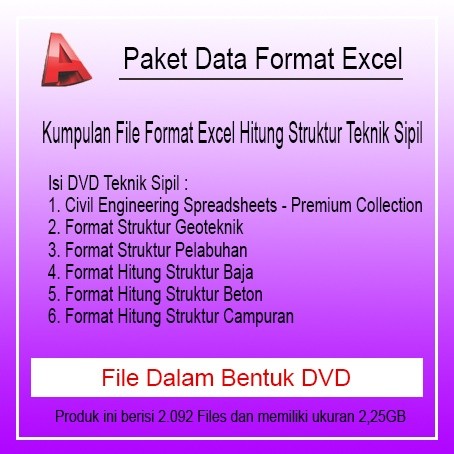 Kumpulan File Format Excel Hitung Struktur Teknik Sipil