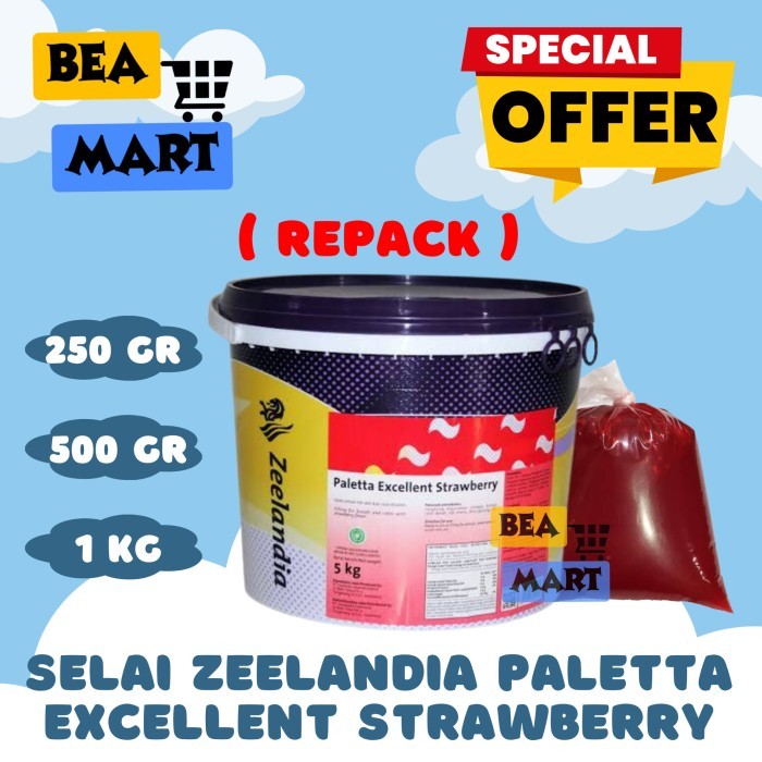 

Selai Strawberry Paletta Excellent 250 500 1 Kg | Filling Stoberi