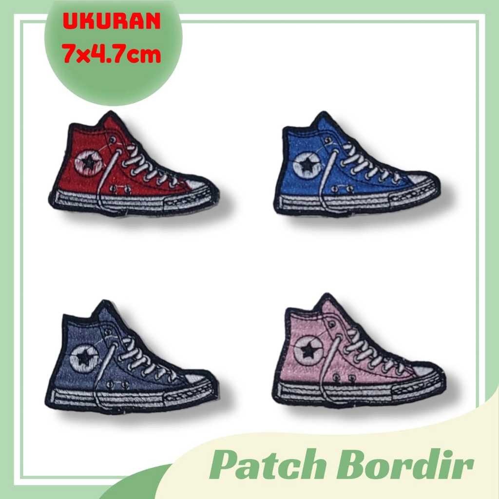 Patch Bordir SEPATU / Emblem Bordir SEPATU