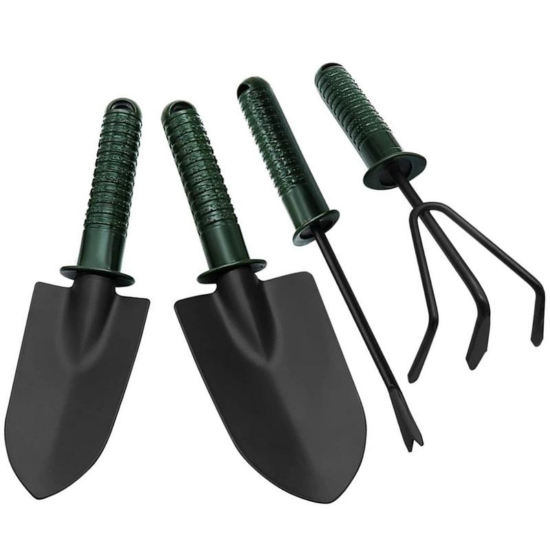 Garden Tool Sets 4-Piece Gardening Tool Set Gardening Tool Set With Stainless Steel Head Heavy Duty 