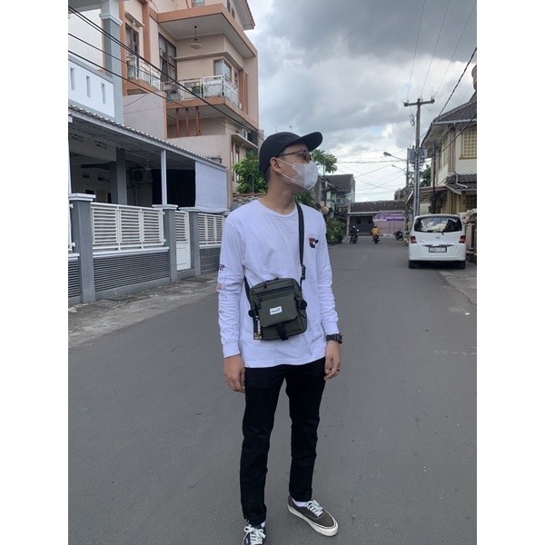 MK67HK Rosskar11 I Slim bag I tas Selempang pria anti air