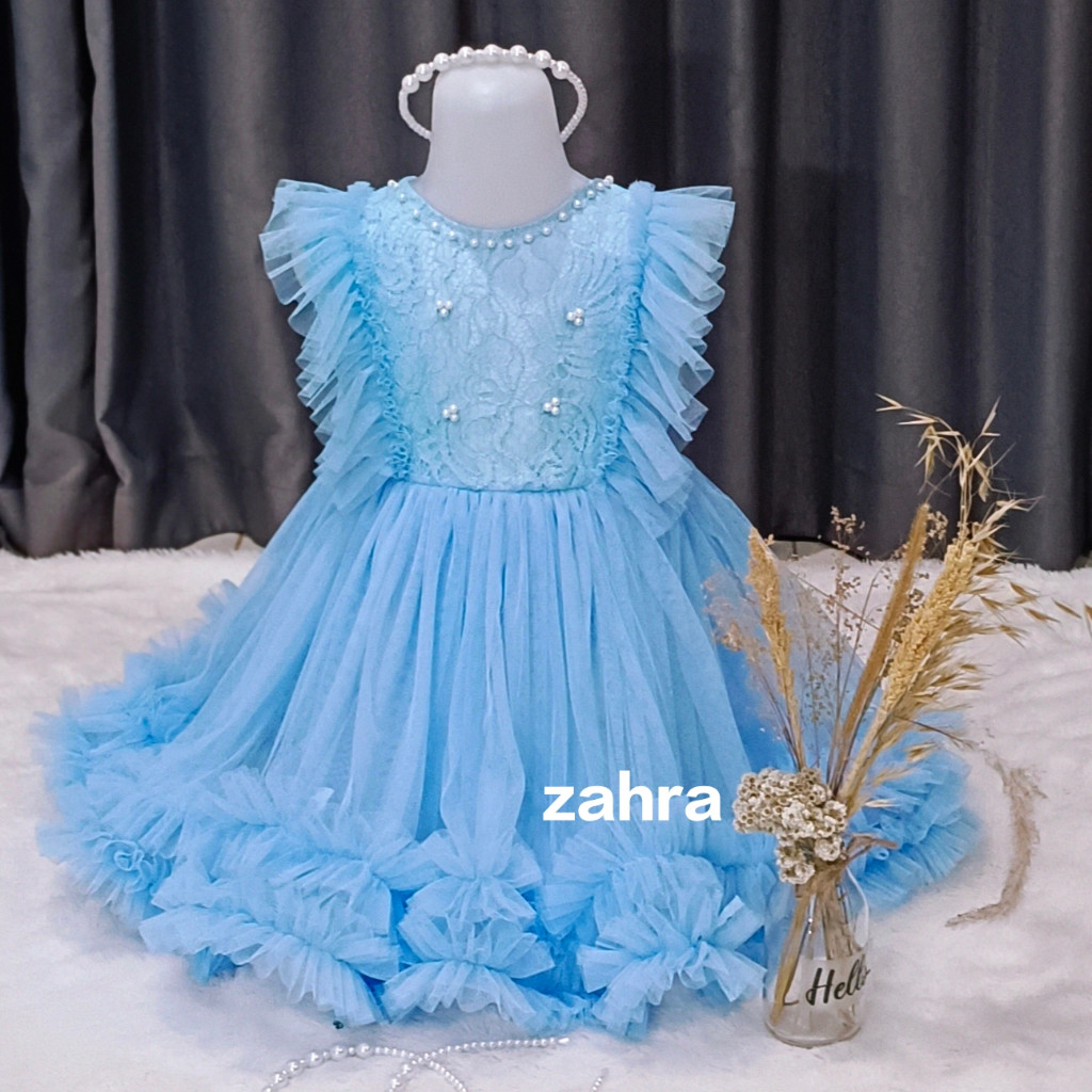 SK38SD Zahra gaun pesta anak cantik dress mewah baju ulang tahun