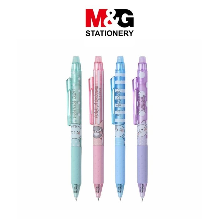 

Erasable Gel Pen M&G So Many Cats AKPJ2675 Pulpen Gell Bisa Dihapus Tinta Hitam - SATUAN - M&G ERASABLE PEN, SOMANY CATS AKPJ2675