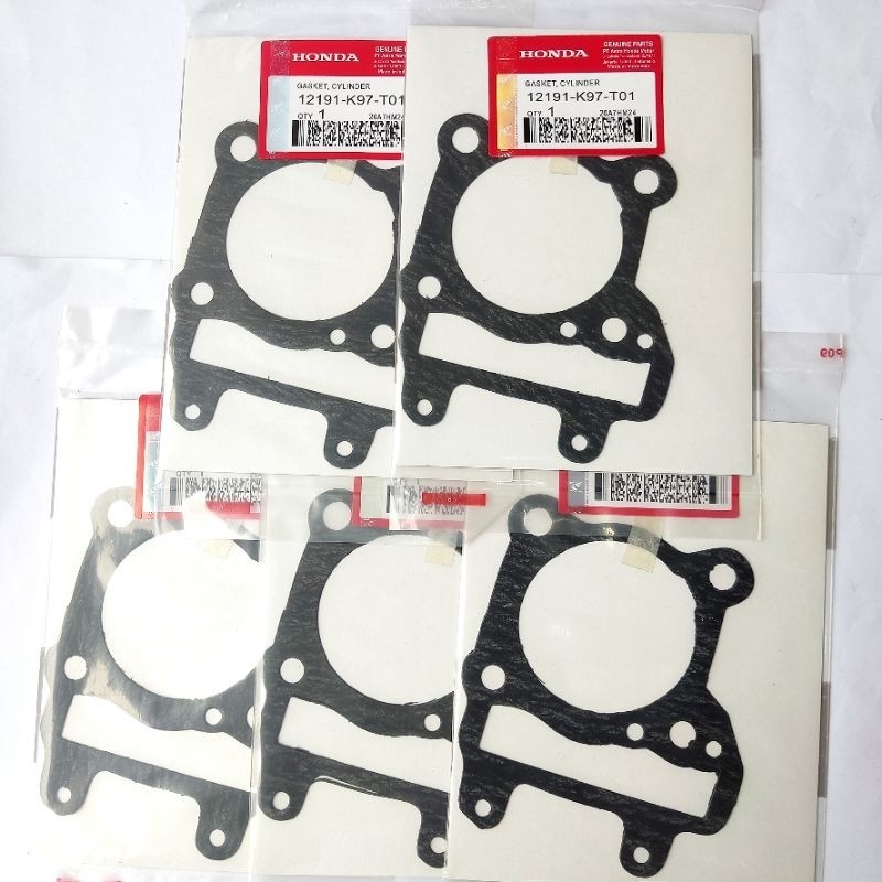 GROSIR ( 5 PCS  ) PAKING BLOK CYLINDER PCX 125 PCX 150 PCX CBU GASKET BLOK SILINDER PCX 150 PACKING 