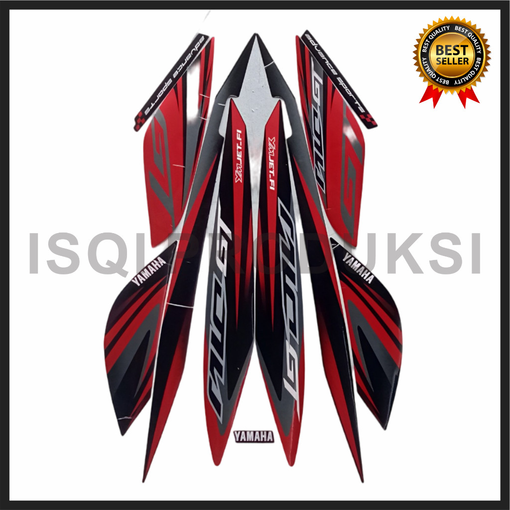 Stiker Striping & Lis Body Yamaha MIO GT 2014 Lis Les Body Motor MIO GT 2014 Termurah
