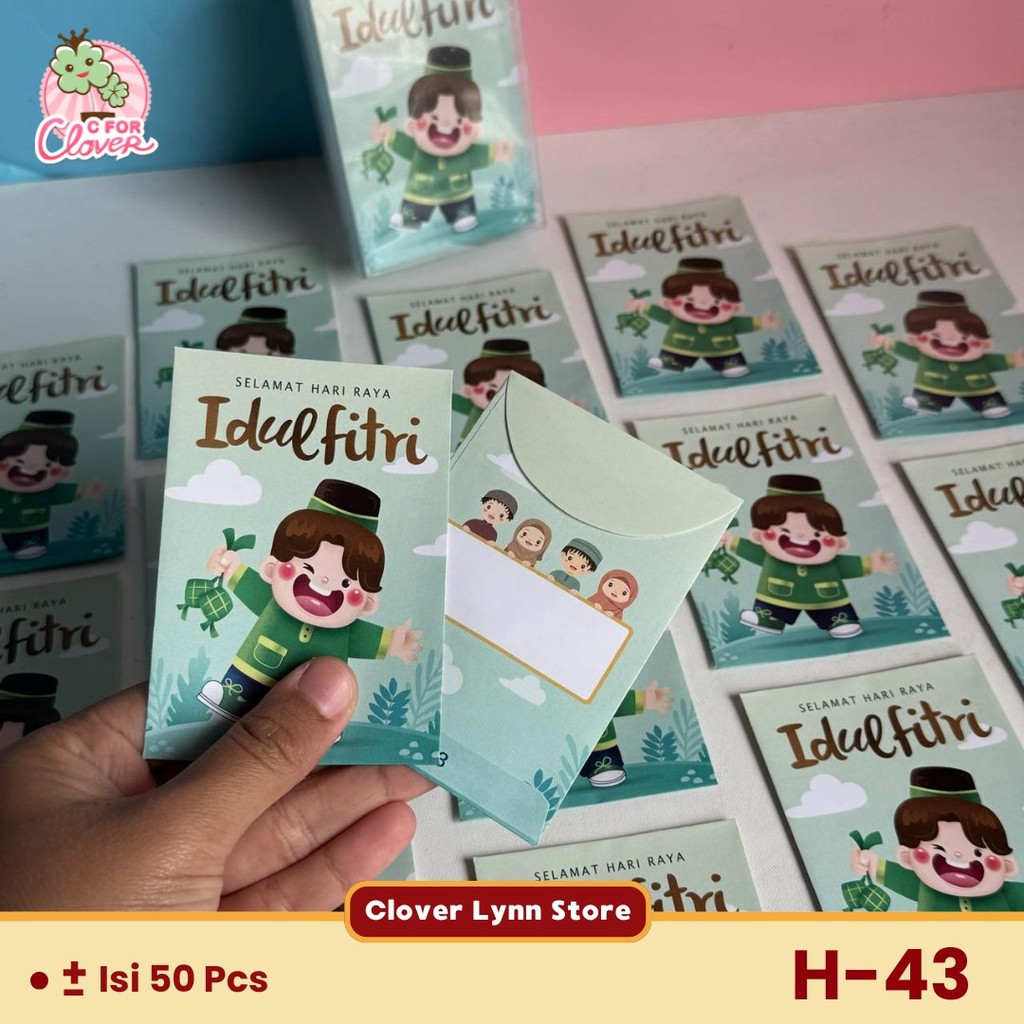 

(RNL-W) AMPLOP LEBARAN IDUL FITRI MIKA BOX thr hari raya kemenangan minal aidin wal faizin