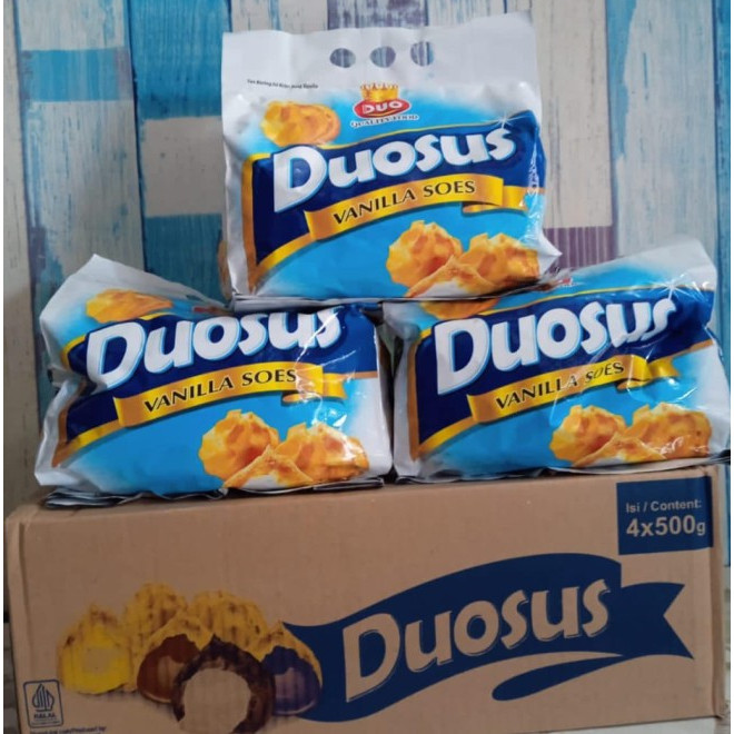 

Duosus soes coklat premium SUPER 500gr x4 bag