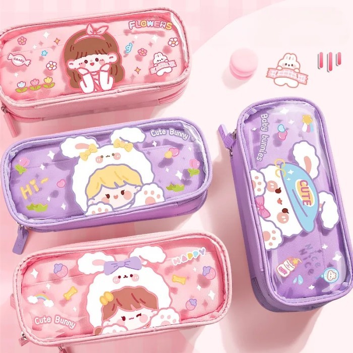 Tempat pensil simple unik lucu pencil case aesthetic premium impor - Astronot