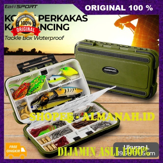[BISA COD] Box Pancing Waterproof Kotak Peralatan Pancing Box Alat Pancing Tempat Pancing Box ASLI
