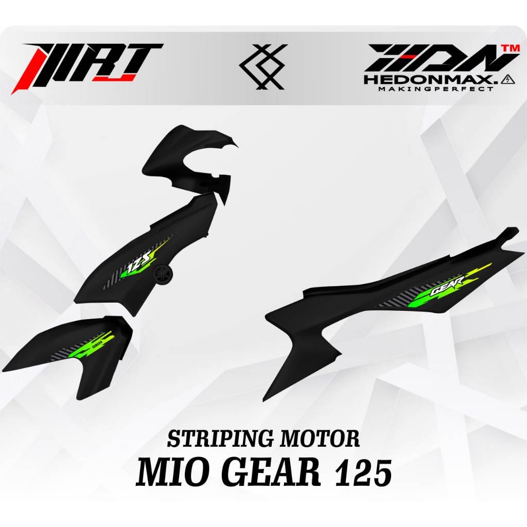 Striping Mio Gear  - Striping Mio Gear Carbon