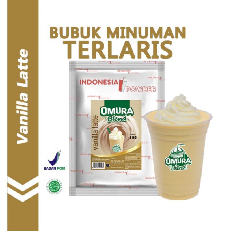 

Vanilla Latte 1Kg / Indonesia Powder / Bubuk Minuman Omura Blend