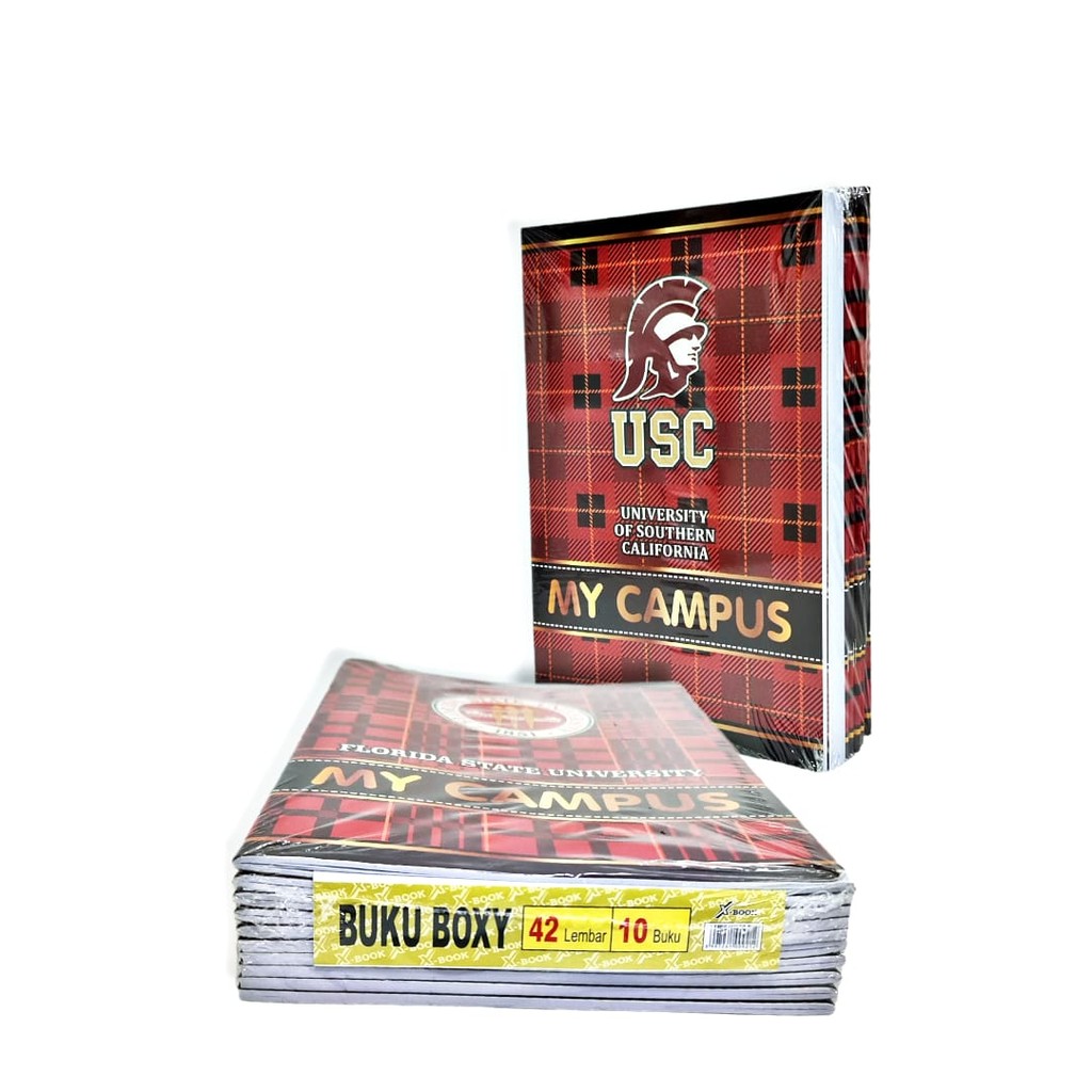

SOS Buku Tulis X-Book BOXY/Besar 42 lb (10 buku) / Buku Catatan / Buku Sekolah