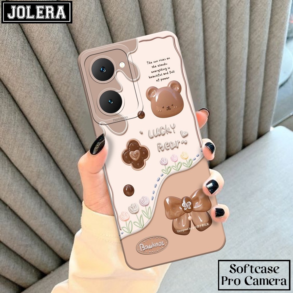 Case Hp Softcase Vivo Y03 2024 Case Hp Vivo Y03 2024 Silikon Hp Vivo Y03 2024 Motif Cartoon Keren - 