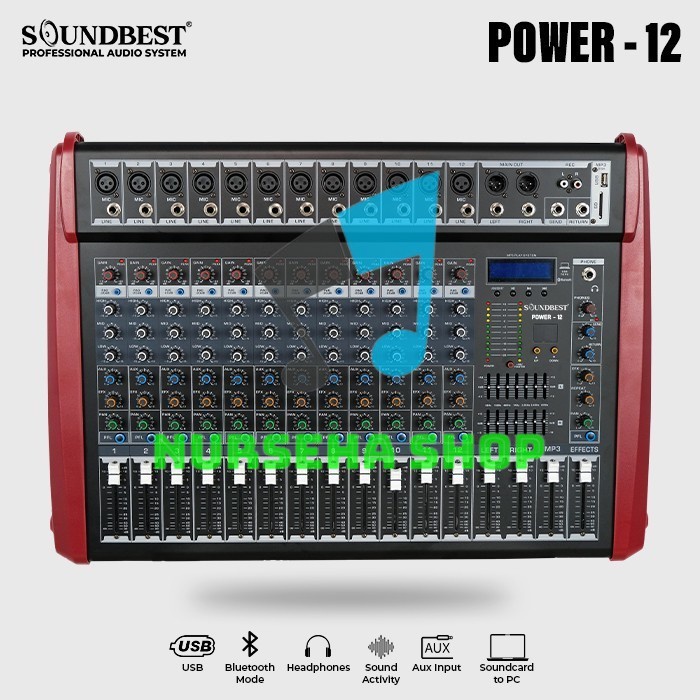 POWER MIXER SOUNDBEST POWER 12