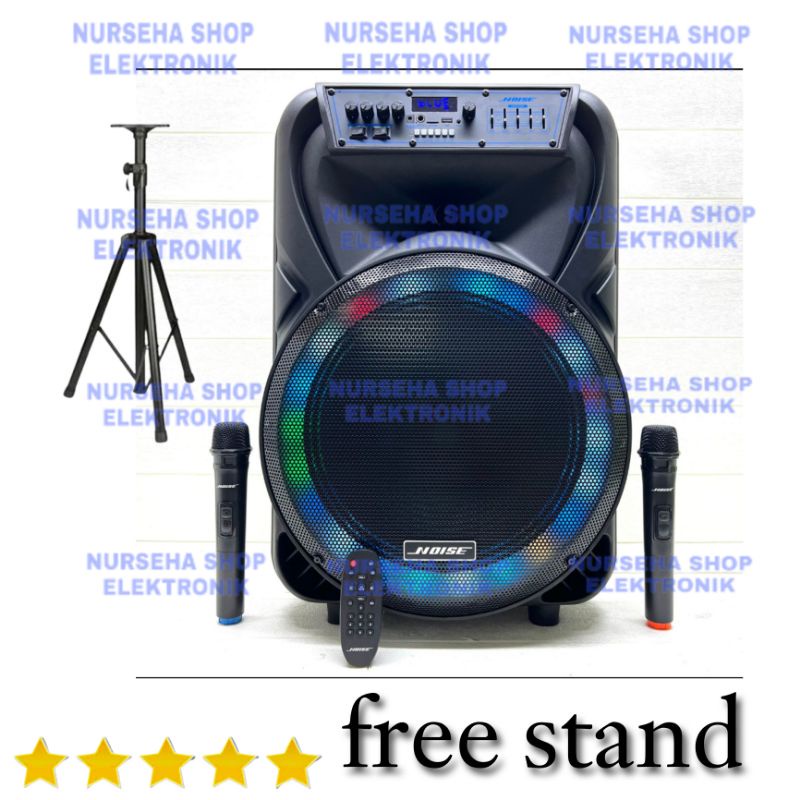 Speaker aktif portable wireless bluetooth 15 inch Noise H HIVE 899 original garansi resmi