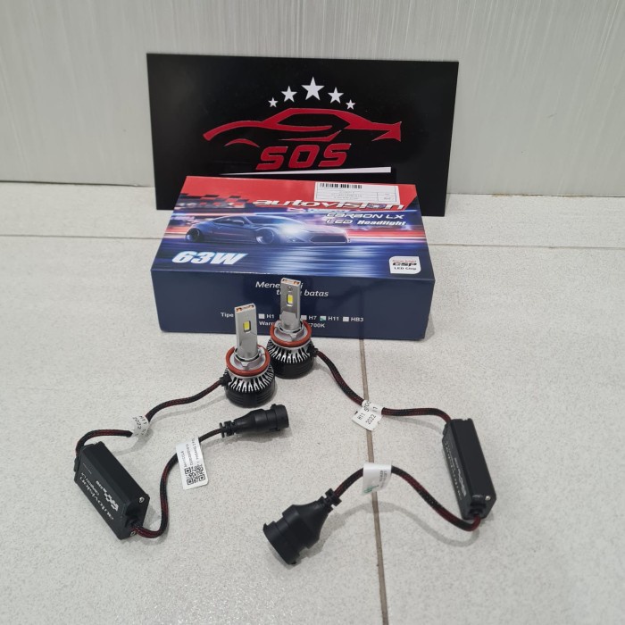 Bohlam H11 LED Autovision Carbon LX 63W 5700K