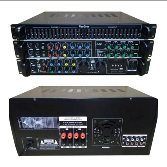ampli Bluetooth firtsclass FC A4000 BBE PROCESSOR power amplifier