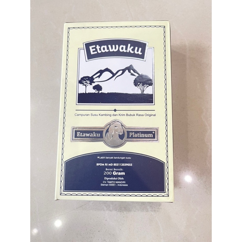 

Susu Kambing Etawaku Platinum 200g Rasa Original