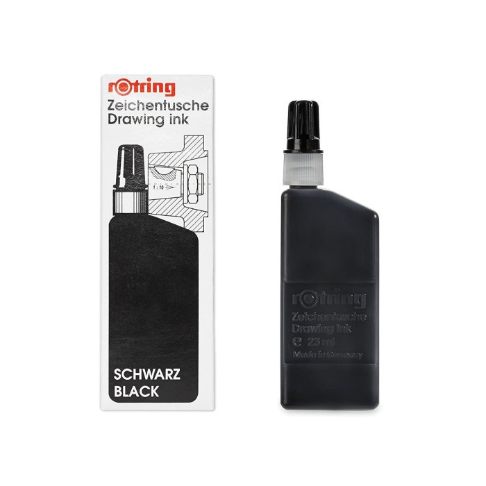 

Best Seller- Rotring Ink Bottle / Tinta Pen 23ml - Black